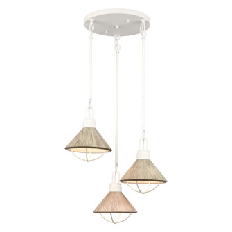 Cape May Three Light Pendant in White Coral (45|631583)