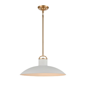Surf One Light Pendant in Textured White (45|631351)