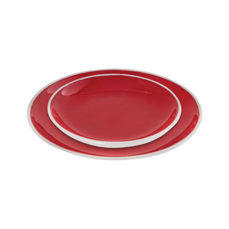 Plates (Set of 2) in Red (45|626791)