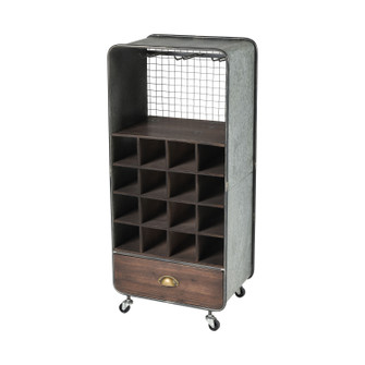 Wine Cart in Gray (45|610004)