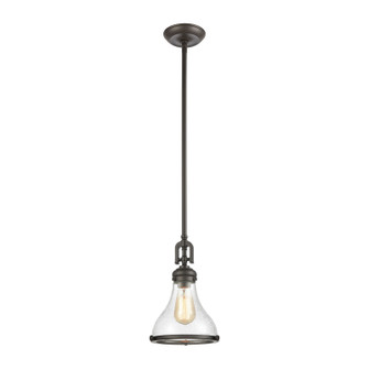 Rutherford One Light Mini Pendant in Oil Rubbed Bronze (45|573601)