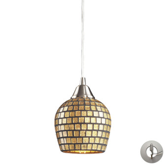 Fusion One Light Mini Pendant in Satin Nickel (45|5281GLDLA)