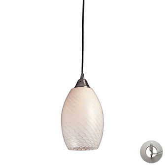 Mulinello One Light Mini Pendant in Satin Nickel (45|5171WSLA)