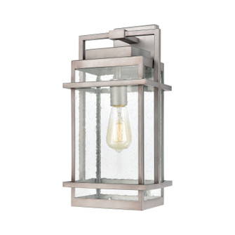 Breckenridge One Light Outdoor Wall Sconce in Weathered Zinc (45|467711)