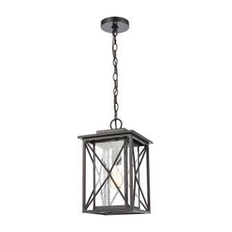 Carriage Light One Light Outdoor Pendant in Matte Black (45|467531)