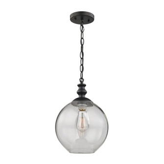 Bergen One Light Mini Pendant in Matte Black (45|462221)