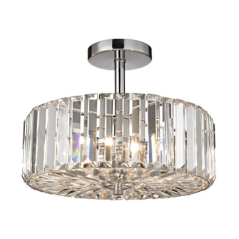 Clearview Three Light Semi Flush Mount in Polished Chrome (45|461853)