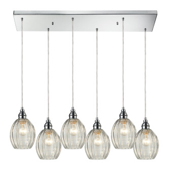 Danica Six Light Pendant in Polished Chrome (45|460176RC)