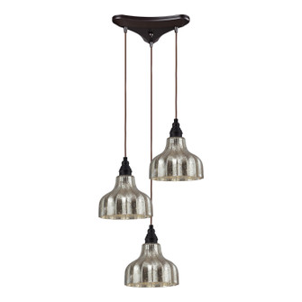 Danica Three Light Pendant in Oil Rubbed Bronze (45|460083)