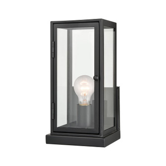 Foundation One Light Outdoor Wall Sconce in Matte Black (45|455201)