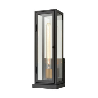 Foundation One Light Outdoor Wall Sconce in Matte Black (45|455031)