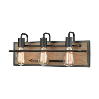 Copley Three Light Vanity in Matte Black (45|454853)