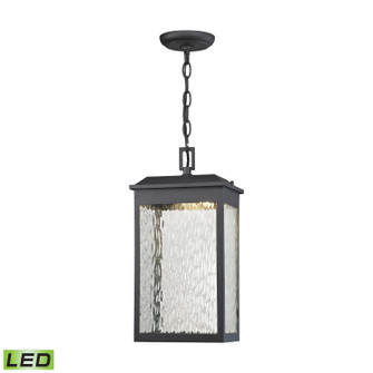 Newcastle LED Outdoor Pendant in Textured Matte Black (45|45203LED)