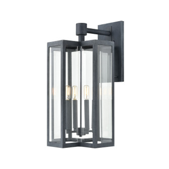 Bianca Four Light Outdoor Wall Sconce in Aged Zinc (45|451694)