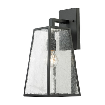 Meditterano One Light Outdoor Wall Sconce in Matte Black (45|450911)