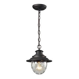 Searsport One Light Outdoor Pendant in Weathered Charcoal (45|450411)