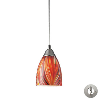 Arco Baleno One Light Mini Pendant in Satin Nickel (45|4161MLA)