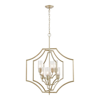 Cheswick Six Light Chandelier in Aged Silver (45|334466)