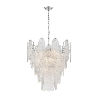 Frozen Cascade Nine Light Chandelier in Polished Chrome (45|324459)