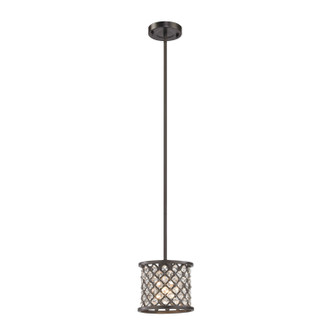 Genevieve One Light Mini Pendant in Oil Rubbed Bronze (45|321021)