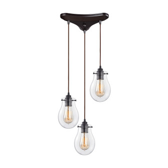 Jaelyn Three Light Pendant in Oil Rubbed Bronze (45|319343)