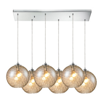 Watersphere Six Light Pendant in Polished Chrome (45|313806RCCMP)