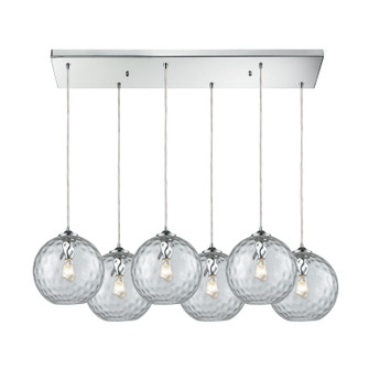 Watersphere Six Light Pendant in Polished Chrome (45|313806RCCLR)