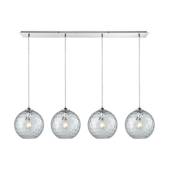 Watersphere Four Light Pendant in Polished Chrome (45|313804LPCLR)