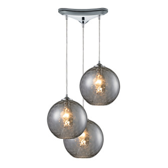 Watersphere Three Light Pendant in Polished Chrome (45|313803SMK)