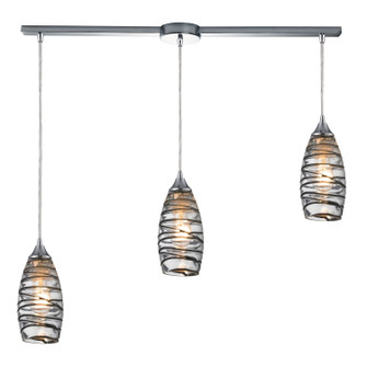 Twister Three Light Pendant in Polished Chrome (45|313383LVINW)