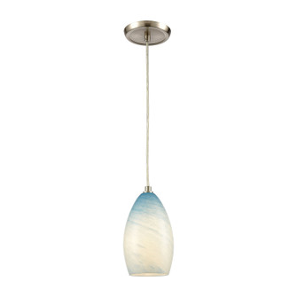 Planetario One Light Mini Pendant in Satin Nickel (45|302401)