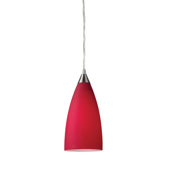 Vesta One Light Mini Pendant in Satin Nickel (45|25831)