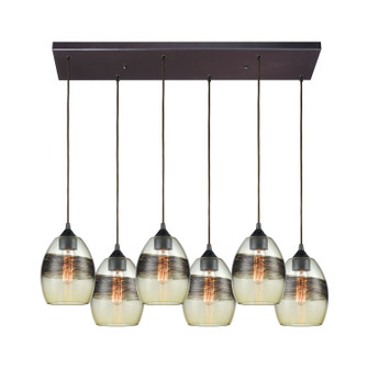 Whisp Six Light Pendant in Oil Rubbed Bronze (45|251226RC)