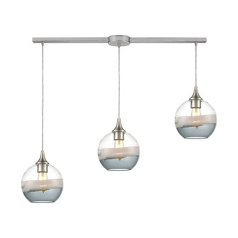 Sutter Creek Three Light Pendant in Satin Nickel (45|250993L)