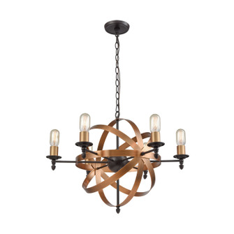 Kingston Six Light Chandelier in Oil Rubbed Bronze (45|211366)