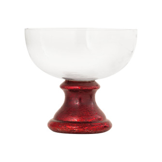 Melrose Bowl in Antique Red Artifact, Clear, Clear (45|209055)