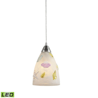 Seashore LED Mini Pendant in Satin Nickel (45|200001LED)