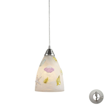 Seashore One Light Mini Pendant in Satin Nickel (45|200001LA)