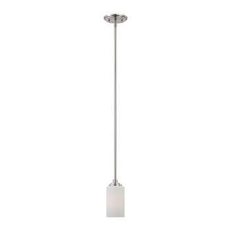 Pittman One Light Mini Pendant in Brushed Nickel (45|190060217)