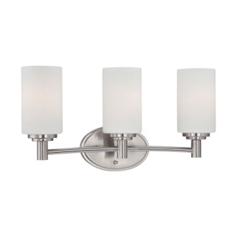 Pittman Three Light Vanity in Brushed Nickel (45|190024217)