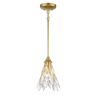 Flora Grace One Light Mini Pendant in Champagne Gold (45|183041)