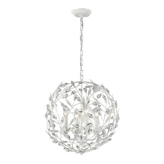 Circeo Four Light Chandelier in Antique White (45|181244)