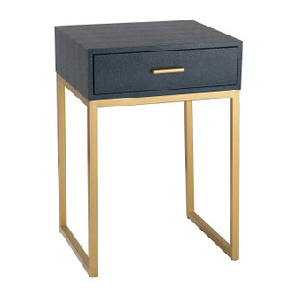 Shagreen Accent Table in Navy (45|180011)