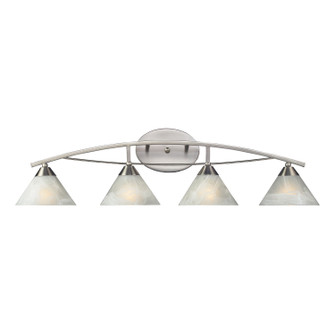 Elysburg Four Light Vanity in Satin Nickel (45|170194)