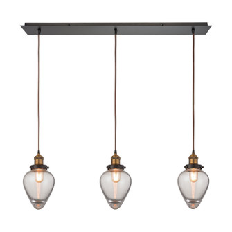 Bartram Three Light Pendant in Antique Brass (45|163253LP)