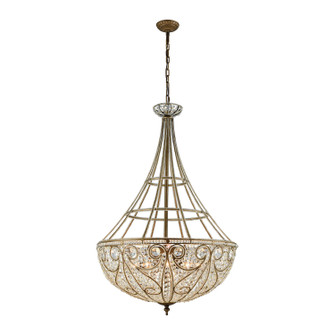 Elizabethan Ten Light Chandelier in Dark Bronze (45|1596710)