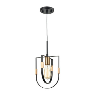 Heathrow One Light Mini Pendant in Matte Black (45|154551)