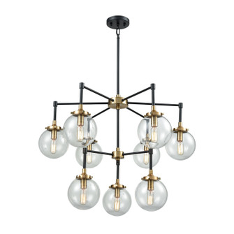 Boudreaux Nine Light Chandelier in Matte Black (45|1443863)