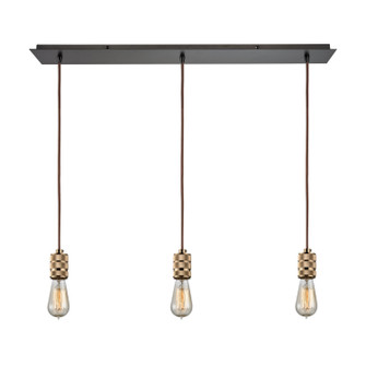 Camley Three Light Pendant in Satin Brass (45|143913LP)