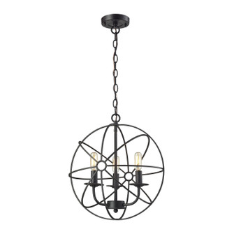 Yardley Three Light Chandelier in Oil Rubbed Bronze (45|142433)